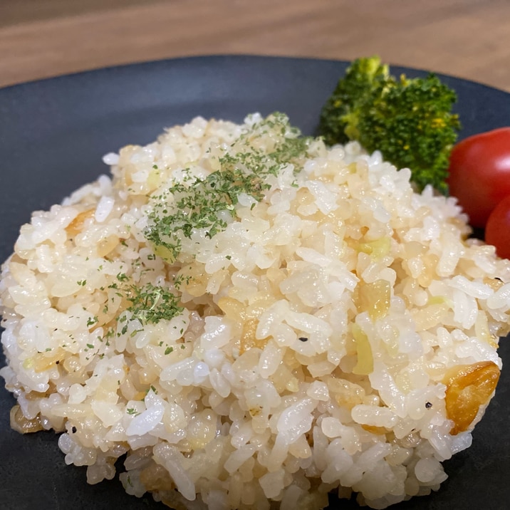 【ホットクック】入れるだけ!簡単ガーリックライス!